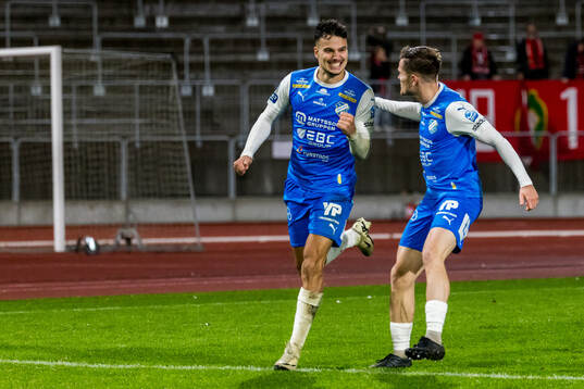 Oddevolds Assad Al Hamlawi jublar efter 1-1