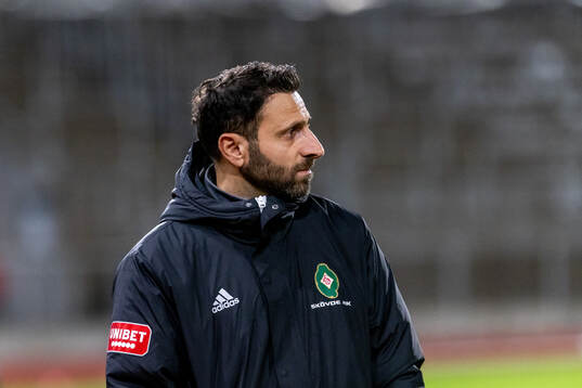 Skövde AIKs tränare Charbel Abraham