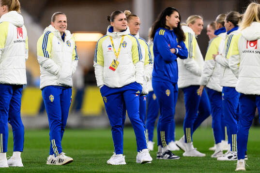 Anna Anvegård and Hanna Wijk of Sweden