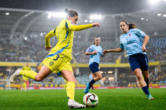 Hanna Wijk of Sweden and Joana Lourenco Magalhaes of