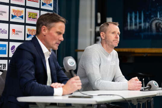 Frölundas tränare Roger Rönnberg och Skellefteås