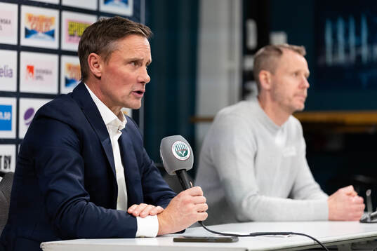 Frölundas tränare Roger Rönnberg och Skellefteås