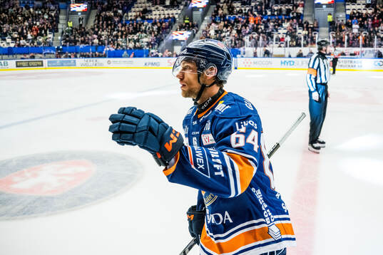 Växjös Eric Martinsson jublar