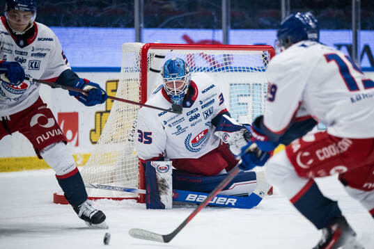 IK Oskarshamns målvakt Emil Kruse