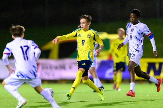 Nikolas Jovanovic of Sweden and Abdoulie Jatta of Norway