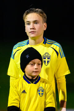 Nikolas Jovanovic of Sweden at lineup