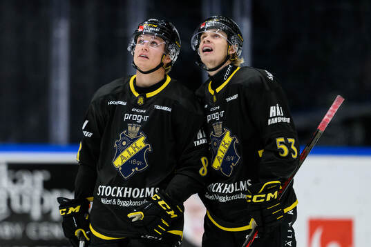 AIKs Tom Hedberg och Albert Sjöberg
