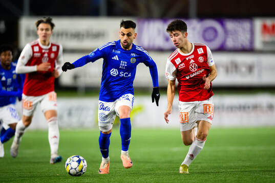 GIF Sundsvalls Marc Manchon och Sandvikens IFs Adam Kiani