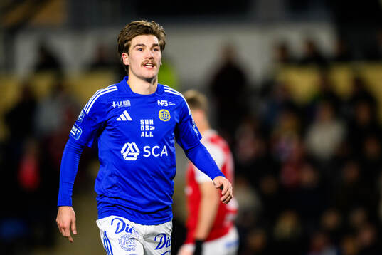 GIF Sundsvalls Johan Bengtsson jublar efter 1-2