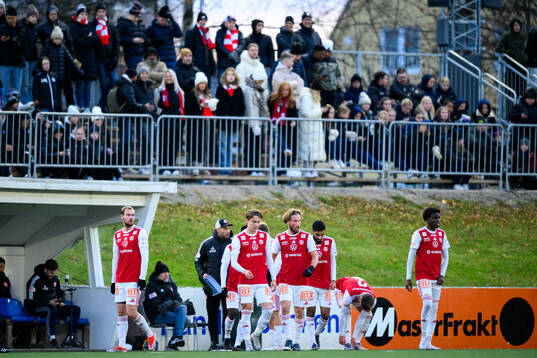 Sandvikens IFs Martin Springfeldt, Oscar Sjöstrand, Kasper