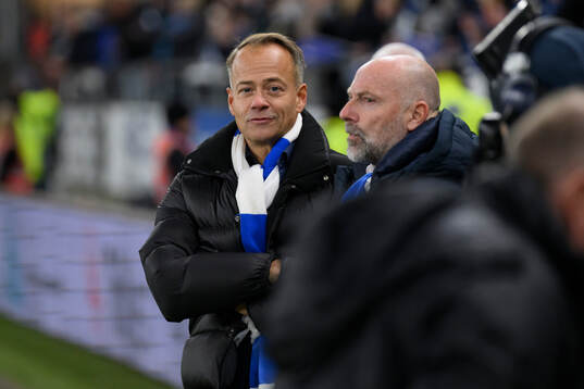 IFK Göteborgs ordförande Richard Berkling samt klubbdirektör Håkan Mild
