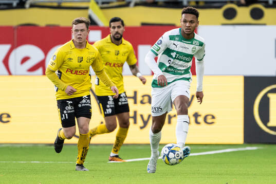 Elfsborgs Eggert Aron Gudmundsson och Västerås Mattéo