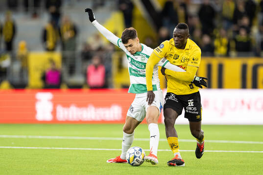 Västerås Camil Jebara och Elfsborgs Terry Yegbe