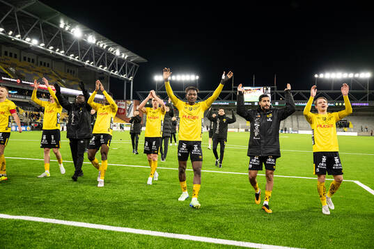 Elfsborgs spelare jublar