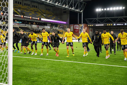 Elfsborgs spelare jublar