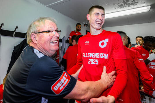 Degerfors Lagledare Stig ”Stisse” Ekman och Adi Fisic