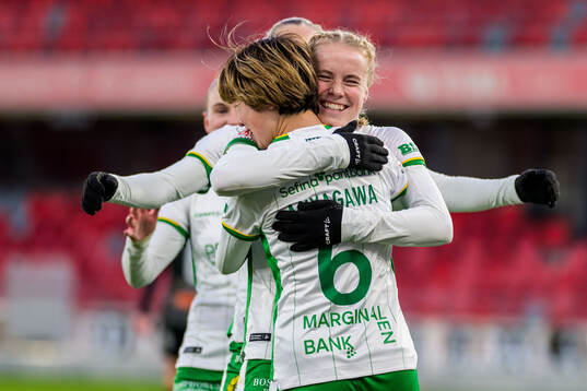 Hammarbys Asato Miyagawa jublar efter 1-3