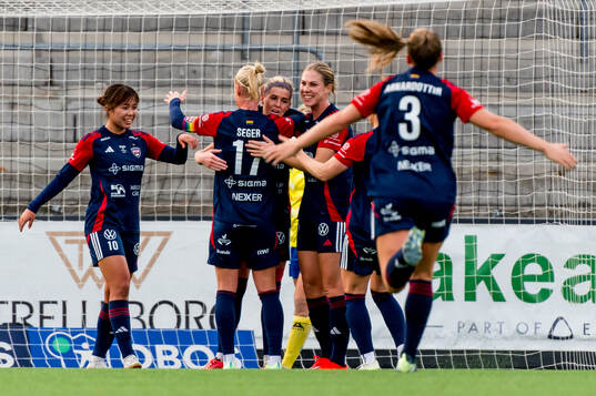 Rosengårds Olivia Schough jublar efter 1-0