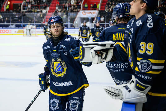 Södertäljes Nicolai Meyer jublar