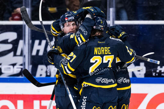 Södertäljes Nicolai Meyer jublar