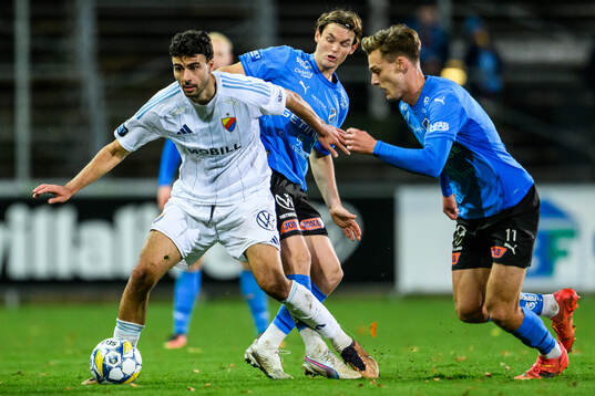 Djurgårdens Deniz Hummet , Halmstads Jonathan Svedberg och