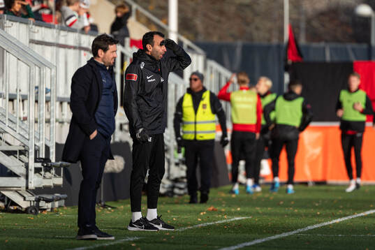 Brommapojkarnas tränare Andreas Engelmark