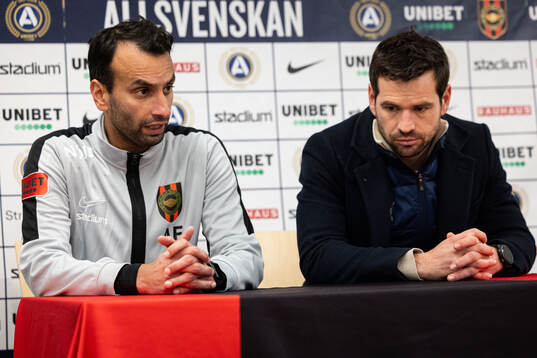 Brommapojkarnas tränare Andreas Engelmark