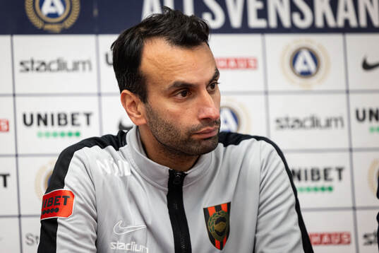 Brommapojkarnas tränare Andreas Engelmark