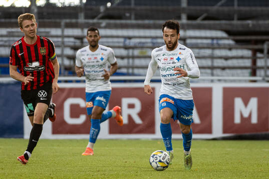 Brommapojkarnas Ludvig Fritzson och Värnamos Marco Bustos