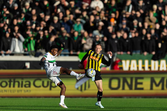 GAIS Chovanie Shakur Amatkarijo och Häckens Julius Lindberg