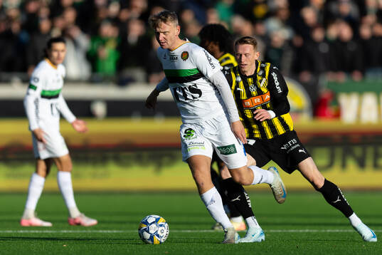 GAIS Joackim Åberg och Häckens Julius Lindberg