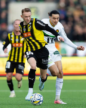 GAIS Amin Boudri och Häckens Julius Lindberg