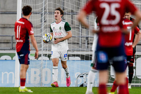 Skövde AIKs Hugo Engström jublar