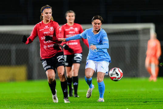 Trelleborgs Thelma Persson Welin och Malmö FFs Ema Paljevic