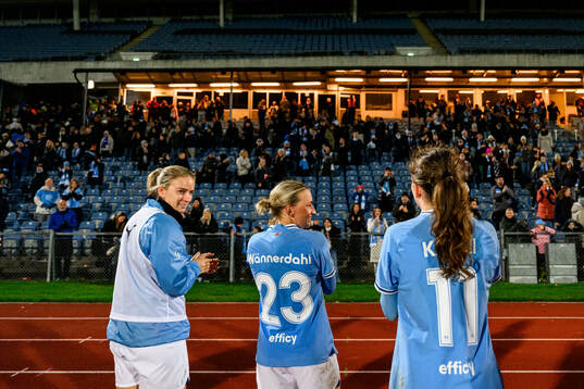 Malmö FFs Sofia Wännerdahl jublar