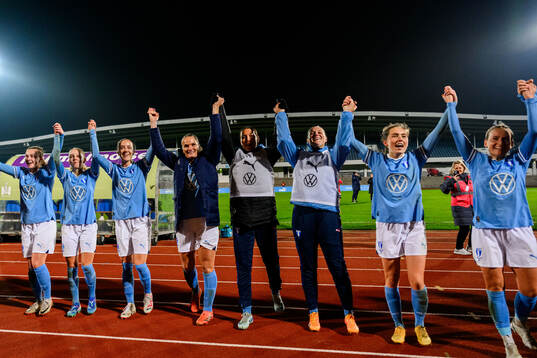 Malmö FFs spelare jublar