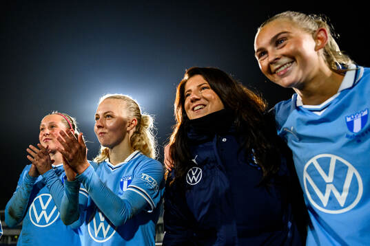 Malmö FFs Nathalie Hoff Persson jublar