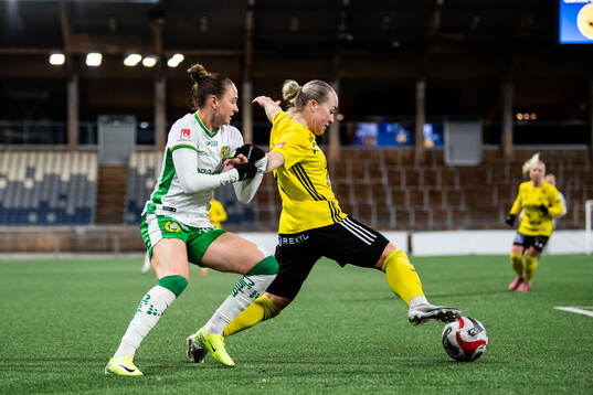 Hammarbys Vilde Hasund och Gamla Upsalas Ingrid Wixner
