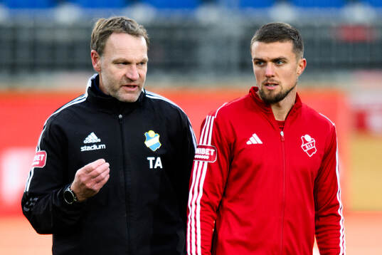 Östers assisterande tränare Torbjörn Arvidsson och Ivan