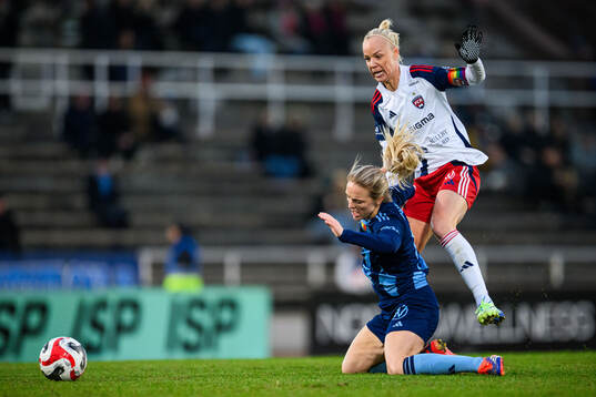 Rosengårds Caroline Seger och Djurgårdens Mimmi Larsson