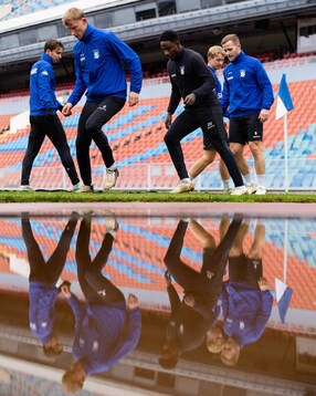 IFK Göteborgs Laurs Skjellerup och Suleiman Abdullahi