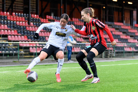 Häckens Ruby Grant och Brommapojkarnas Ida Bengtsson