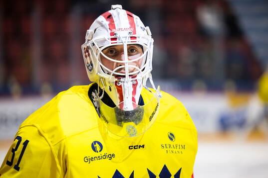 goalkeeper Jacob Johansson of Sweden
