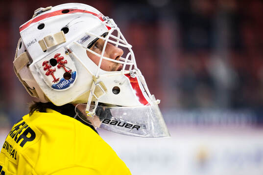 goalkeeper Jacob Johansson of Sweden