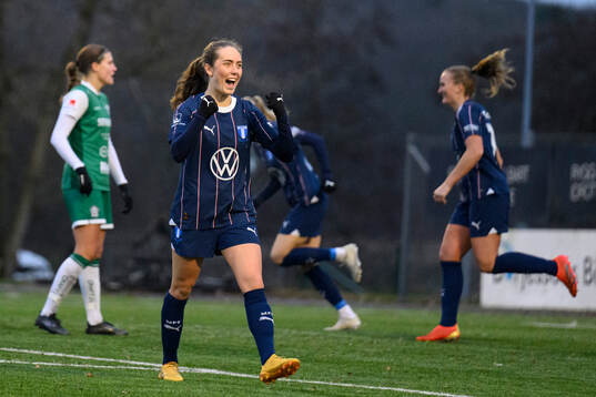 Malmö FFs Matilda Eriksson Kristell jublar