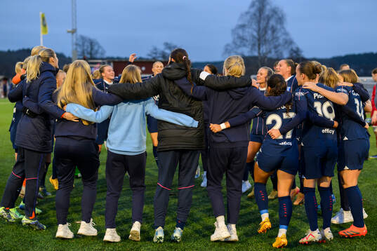 Malmö FFs spelare jublar tillsammans