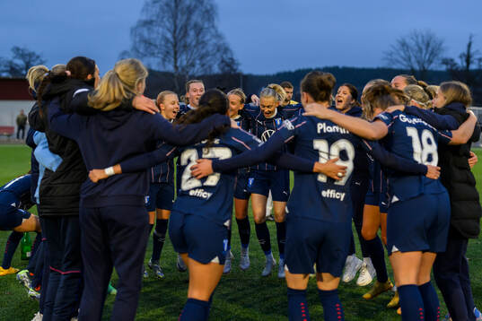 Malmö FFs spelare jublar tillsammans