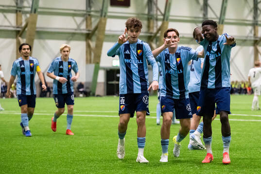 Djurgårdens spelare jublar