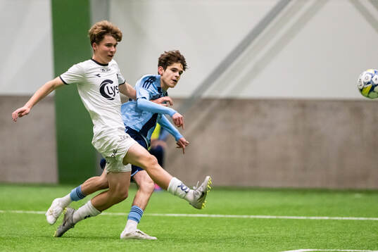 Vikings Eldar Duracak och Djurgårdens Alexander Lindgren