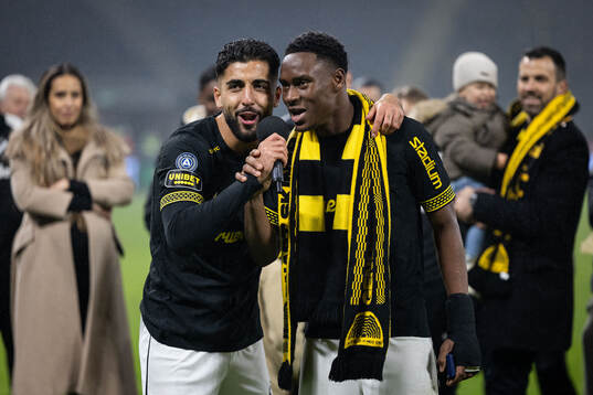 AIKs Ahmad Faqa och Mouhamed Lamine Fanne Dabo